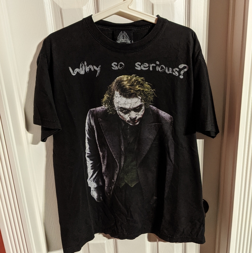 Large Joker/Dark Knight tshirt - Takecover Brand